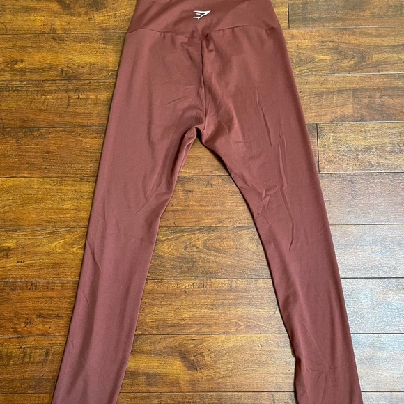 GYMSHARK training leggings - cherry brown - Picture 4 of 4